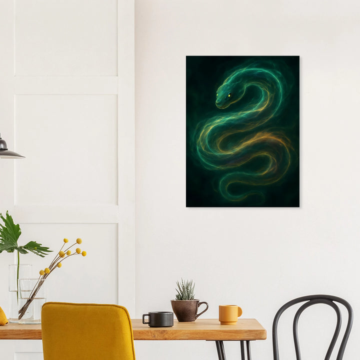 Soul of the Serpent – Die Weisheit, die durch das Dunkel gleitet - Simpls space print-Print Material