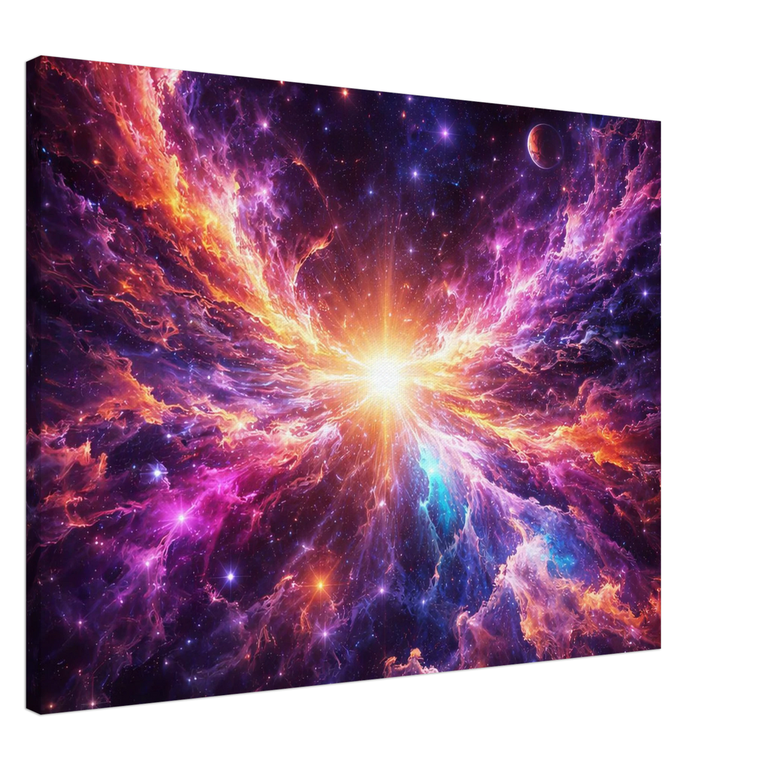 Ethreal Cosmos – Das leuchtende Zentrum des Unendlichen - Simpls space print - Print Material