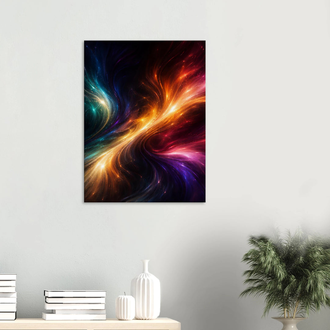 Rasidual Hue – Wo Licht und Tiefe verschmelzen - Simpls space print-Print Material