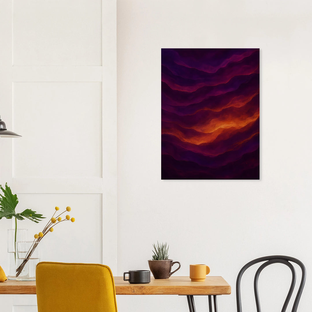 Twilight Layers – Die stille Tiefe zwischen Tag und Nacht - Simpls space print-Print Material