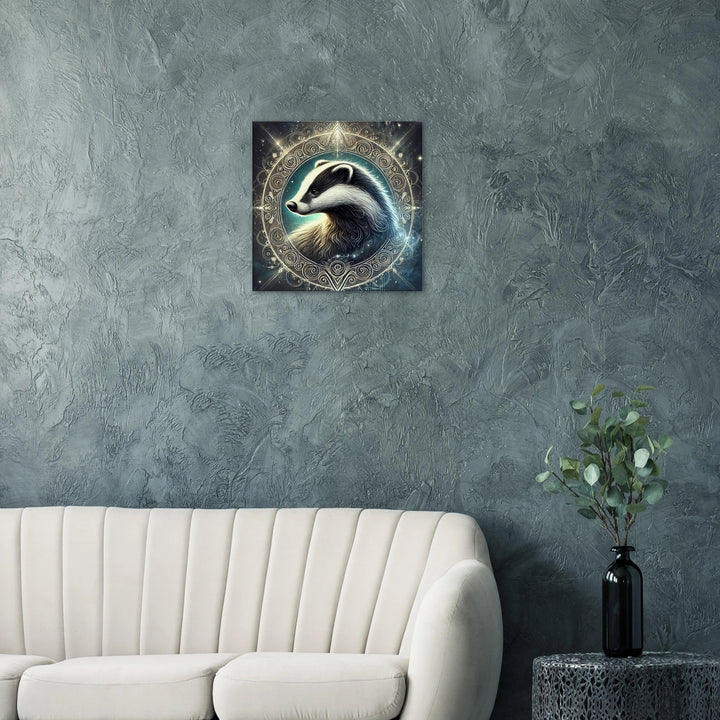 Totem Dachs – Hüter der Entschlossenheit und inneren Stärke - Simpls space print-Print Material