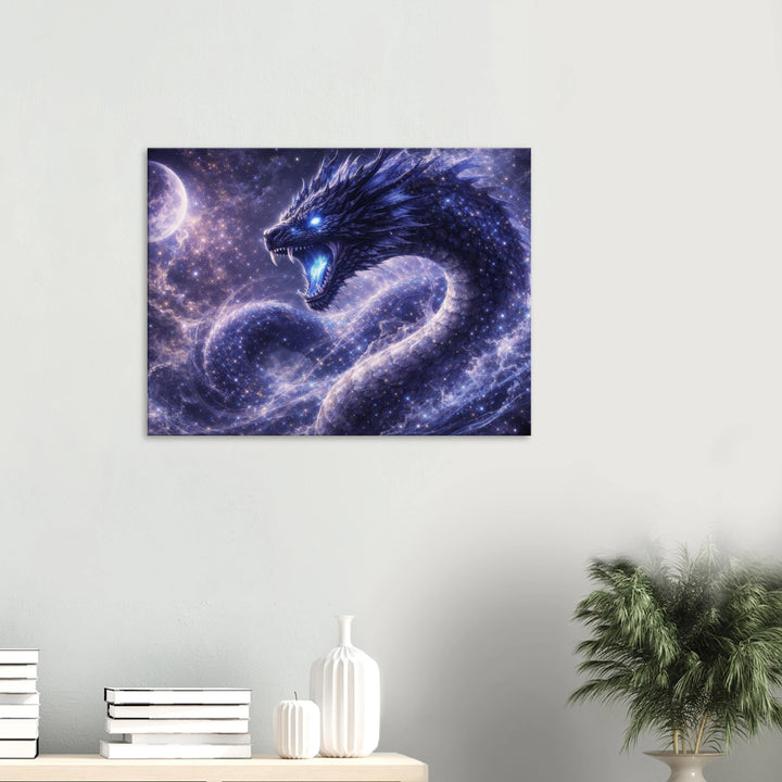 Cosmic Tide Serpent – Der uralte Atem des Universums - Simpls space print-Print Material