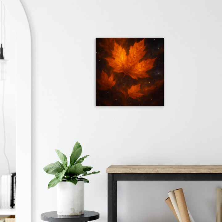 Golden Canopy – Wenn Blätter zu Sternen werden - Simpls space print-Print Material