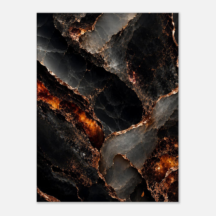 Obsidian Bloom – Wo Dunkelheit edel aufbricht - Simpls space print-Print Material