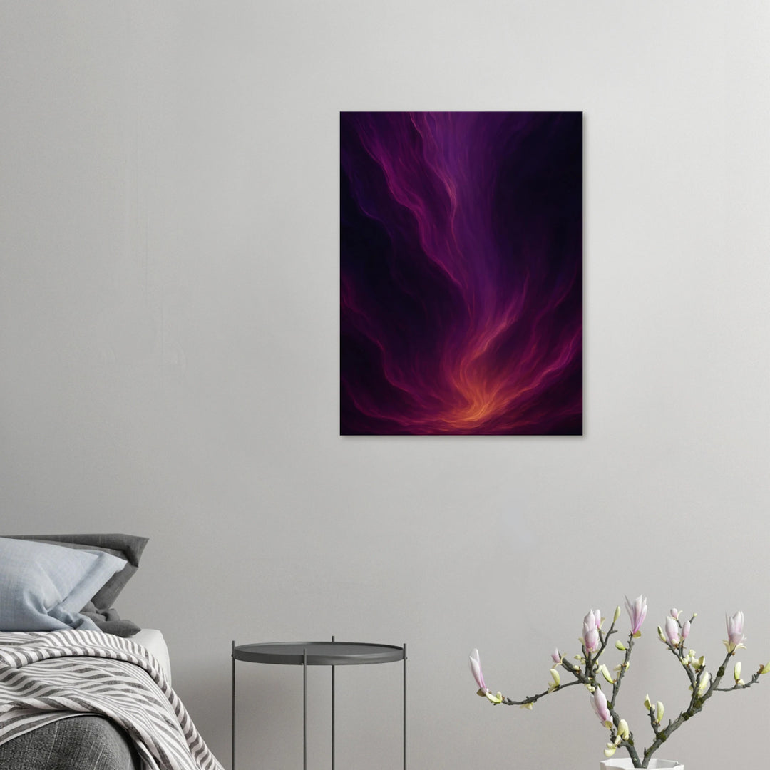 Velvet Cascade – Das Flüstern der kosmischen Ströme - Simpls space print - Print Material