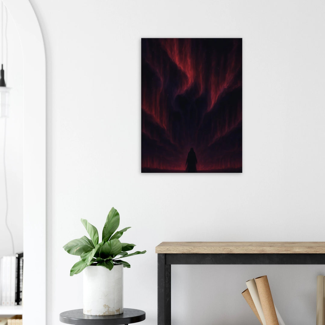 Haunted Aurora - Halloween - Simpls space print - Print Material