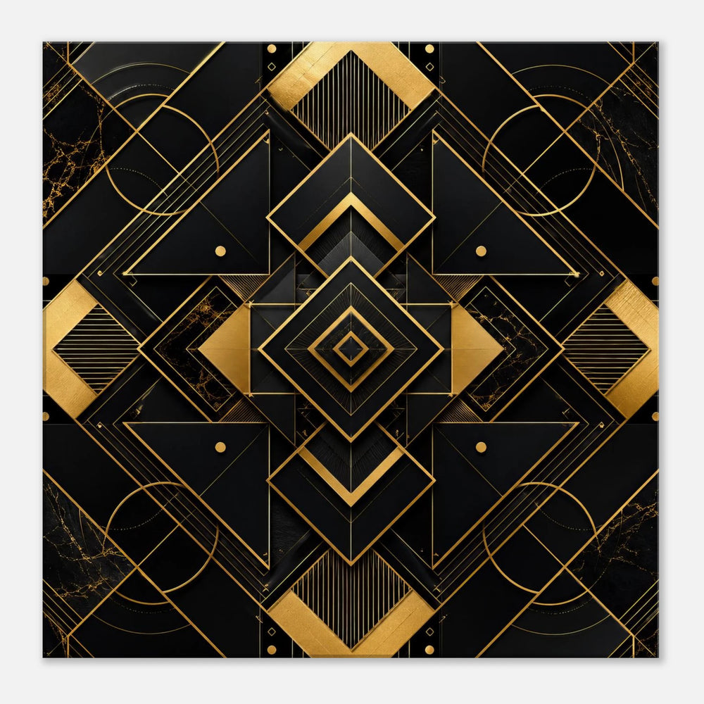 Golden Nexus – Wo Luxus auf perfekte Balance trifft - Simpls space print-Print Material