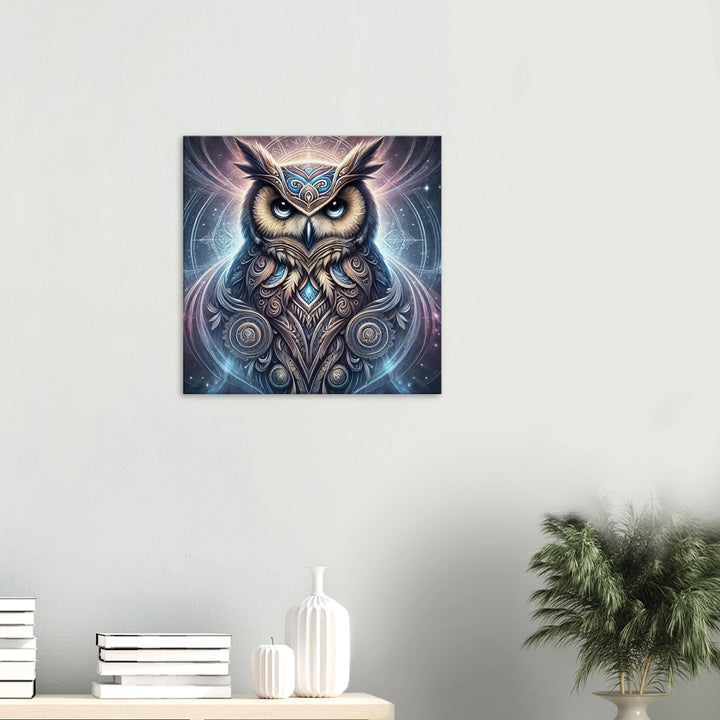 Totem Eule – Hüterin der Weisheit und leisen Magie - Simpls space print-Print Material