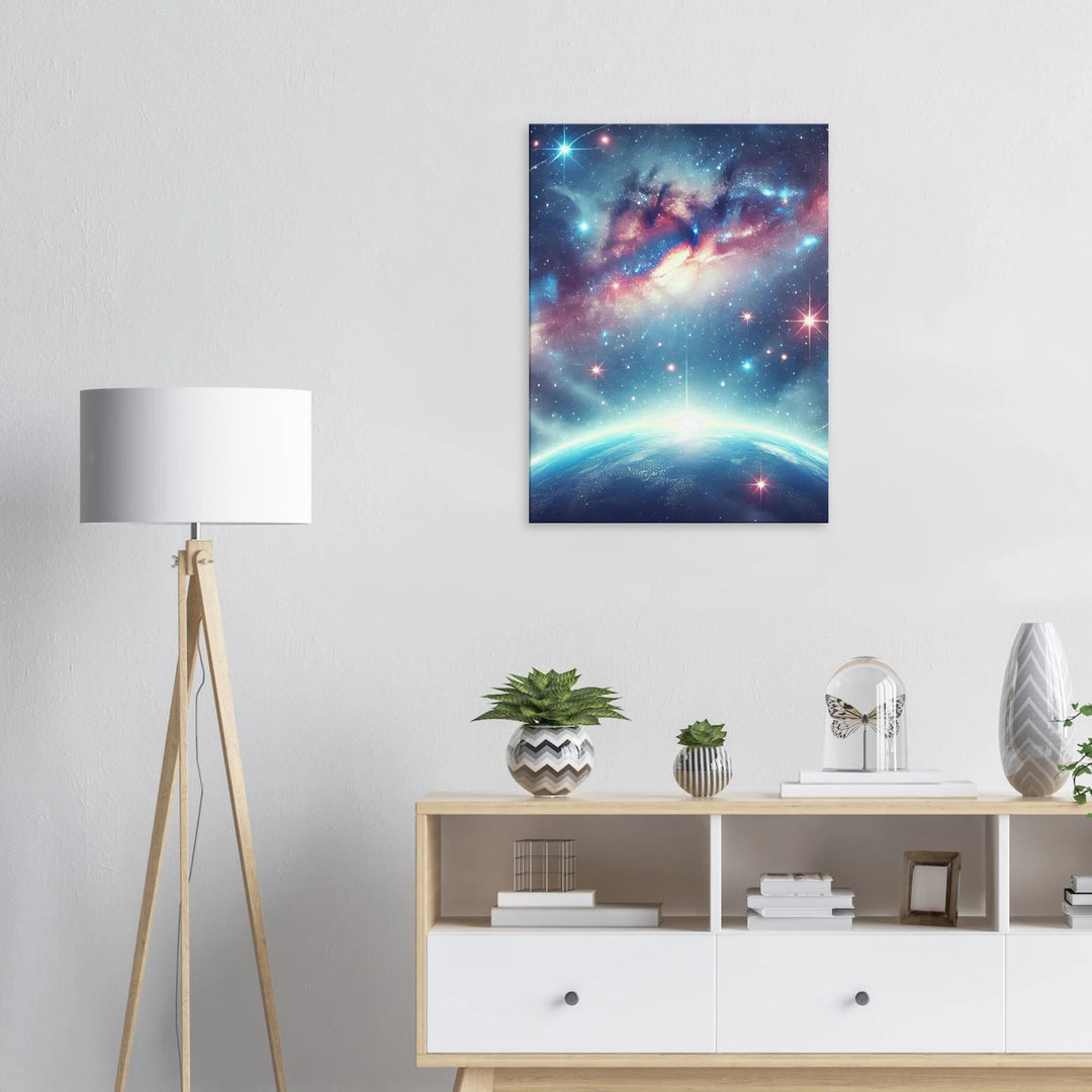 Space – Wo Ewigkeit beginnt und Stille leuchtet - Simpls space print-Print Material
