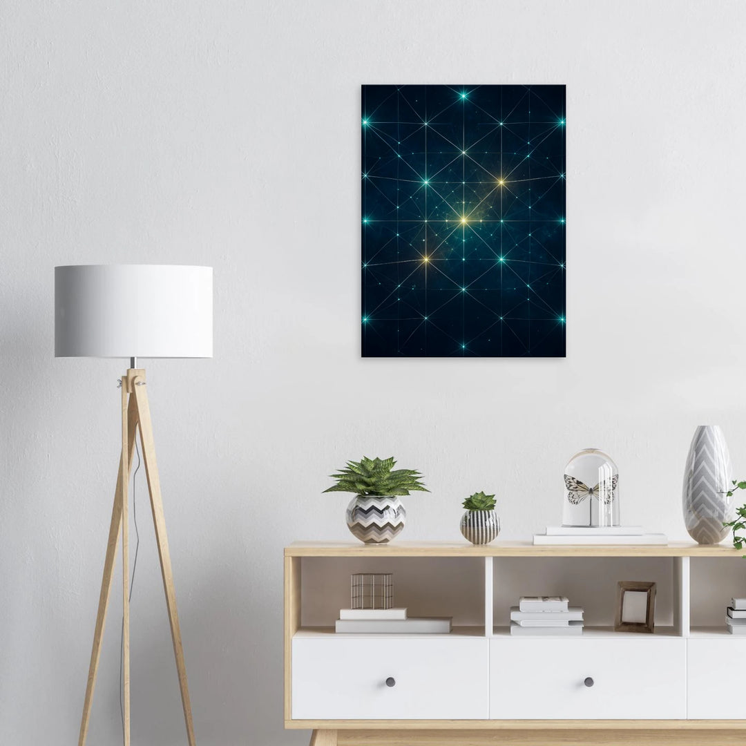 Stellar Lattice - Simpls space print - Print Material