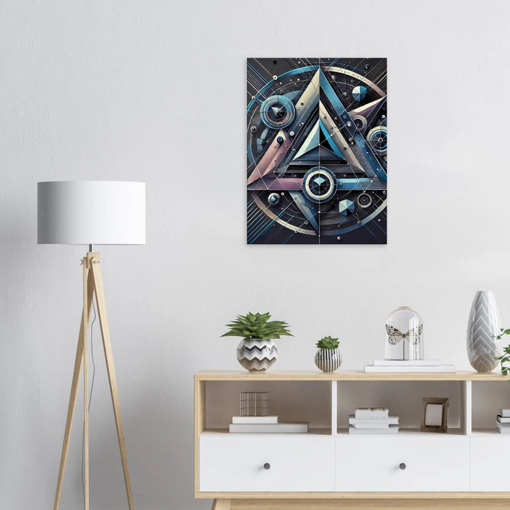 Triangels – Die Harmonie der Dimensionen - Simpls space print-Print Material