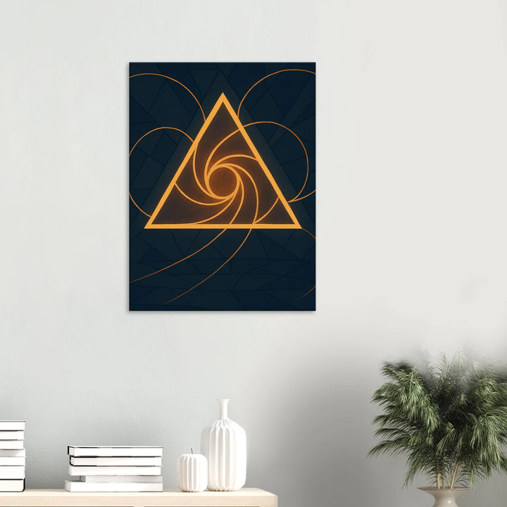 Traid Flux- Die heilige Bewegung der Geometrie - Simpls space print-Print Material