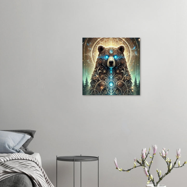 Totem Bär – Wächter der Stille und uralten Kraft - Simpls space print-Print Material