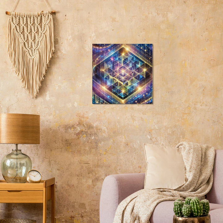 Geometrix - Leinwand - Simpls space print - Print Material