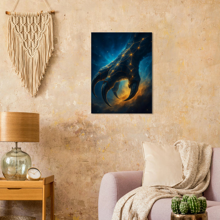 Celestial Claw – Die Kraft der Sterne in ihrer wildesten Form - Simpls space print-Print Material