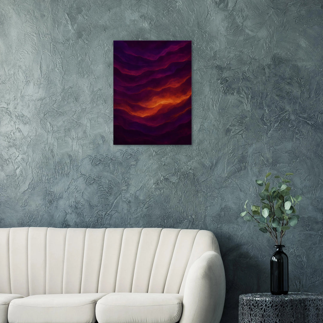 Twilight Layers – Die stille Tiefe zwischen Tag und Nacht - Simpls space print-Print Material