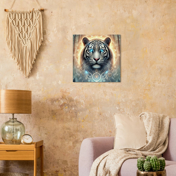 Totem Tiger – Die stille Macht deines inneren Feuers - Simpls space print-Print Material
