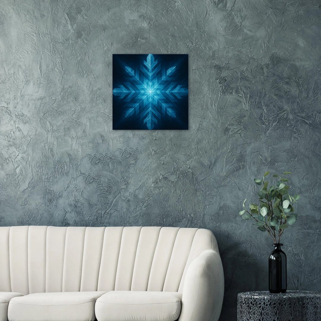 Frozen Geometry – Die stille Ordnung der Ewigkeit - Simpls space print-Print Material