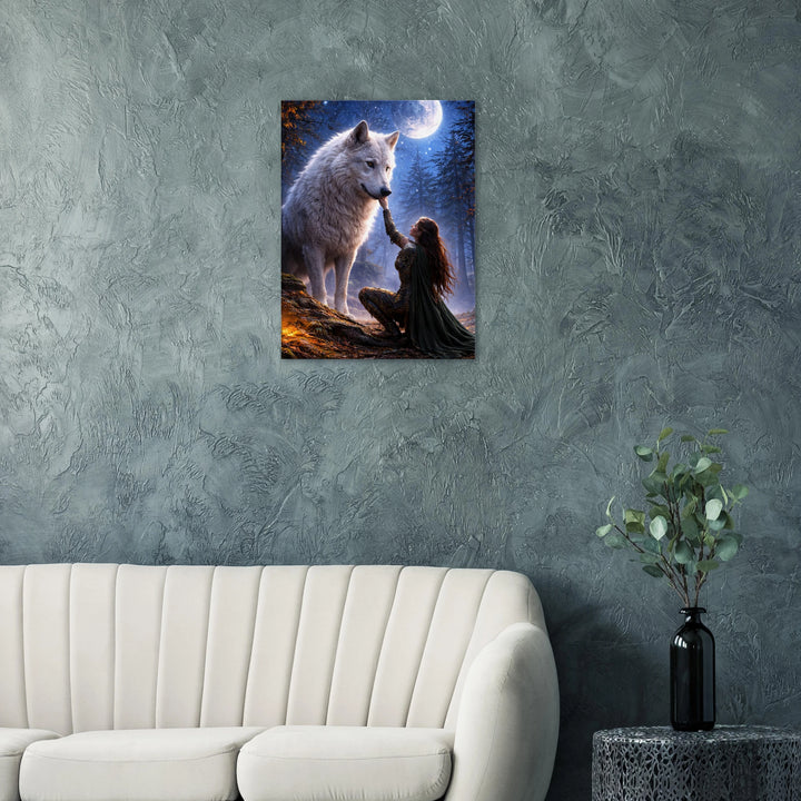 Moonbound Reverence – Die Stille zwischen Herz und Instinkt - Simpls space print-Print Material