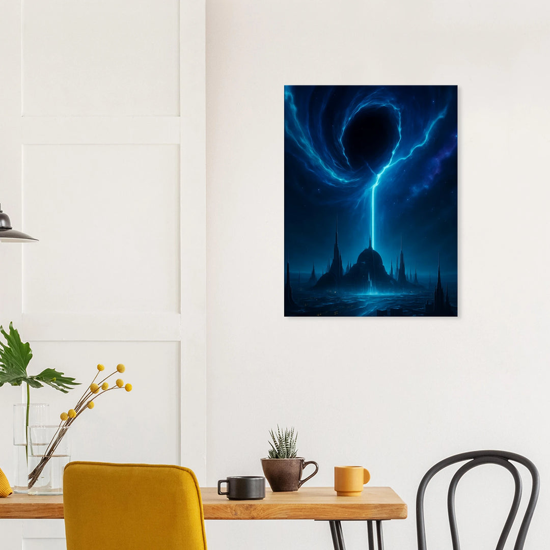 Event Horizon Pulse - Simpls space print - Print Material