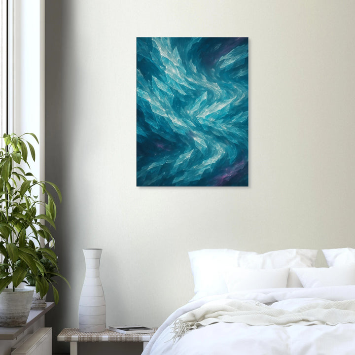 Crystalline Drift – Die stille Bewegung aus Licht und Eis - Simpls space print-Print Material