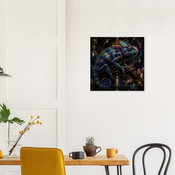 Prism Sovereign – Wo Farbe zur Krone der Wildnis wird - Simpls space print-Print Material