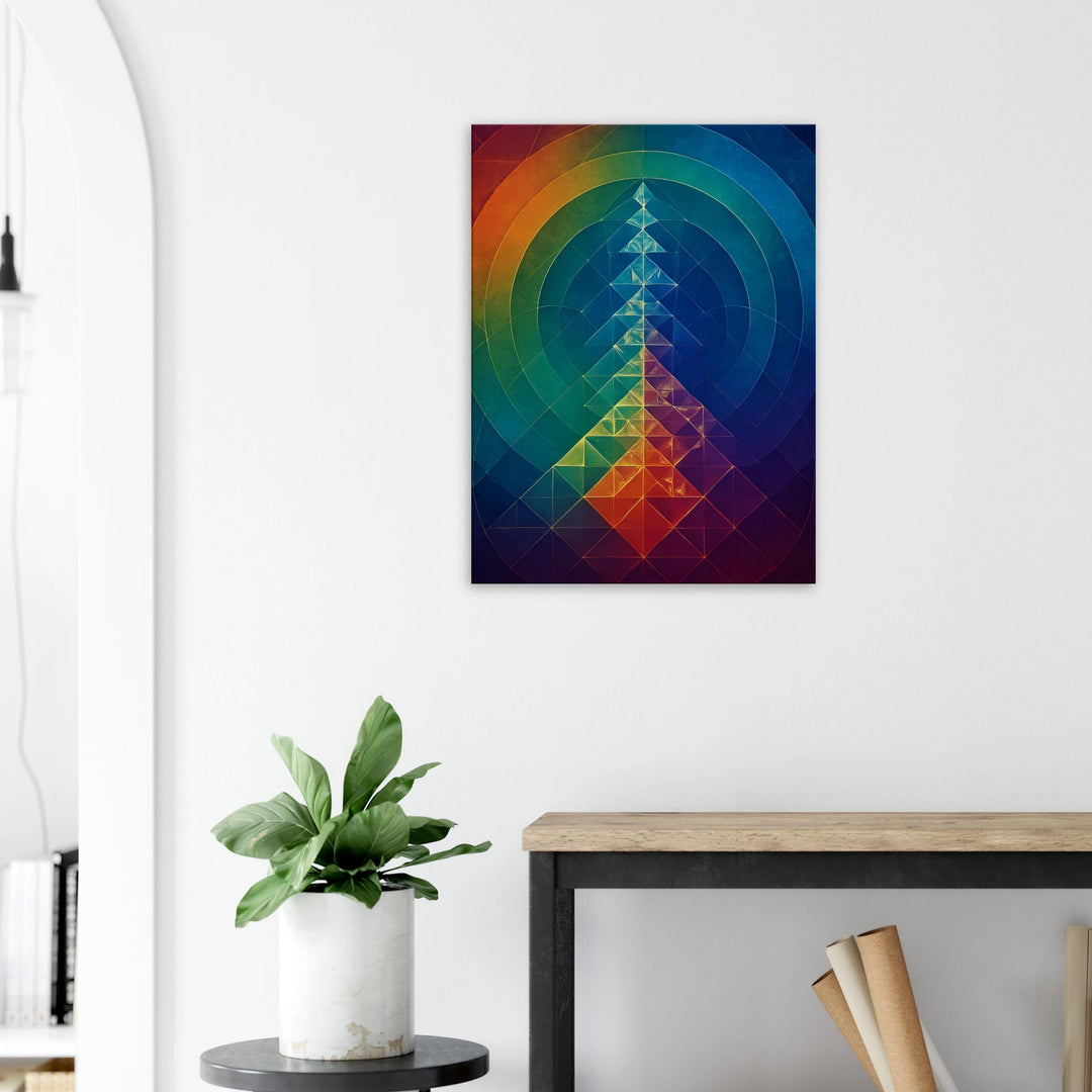 Fractal Ascend – Die Farben deiner inneren Reise - Simpls space print-Print Material
