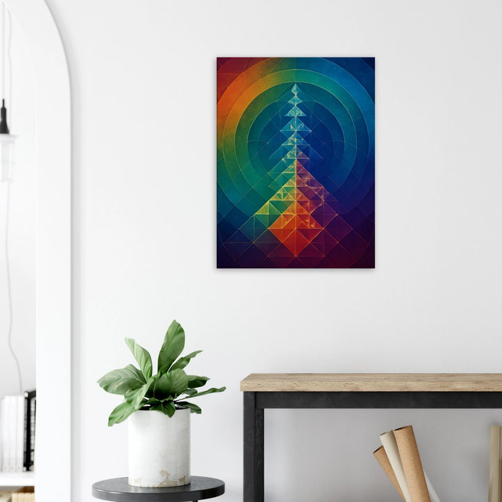 Fractal Ascend – Die Farben deiner inneren Reise - Simpls space print-Print Material