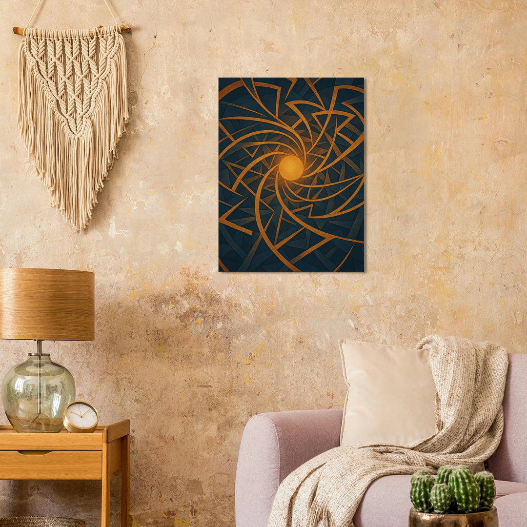 Astral Angles – Wenn das Universum in Geometrie träumt - Simpls space print-Print Material