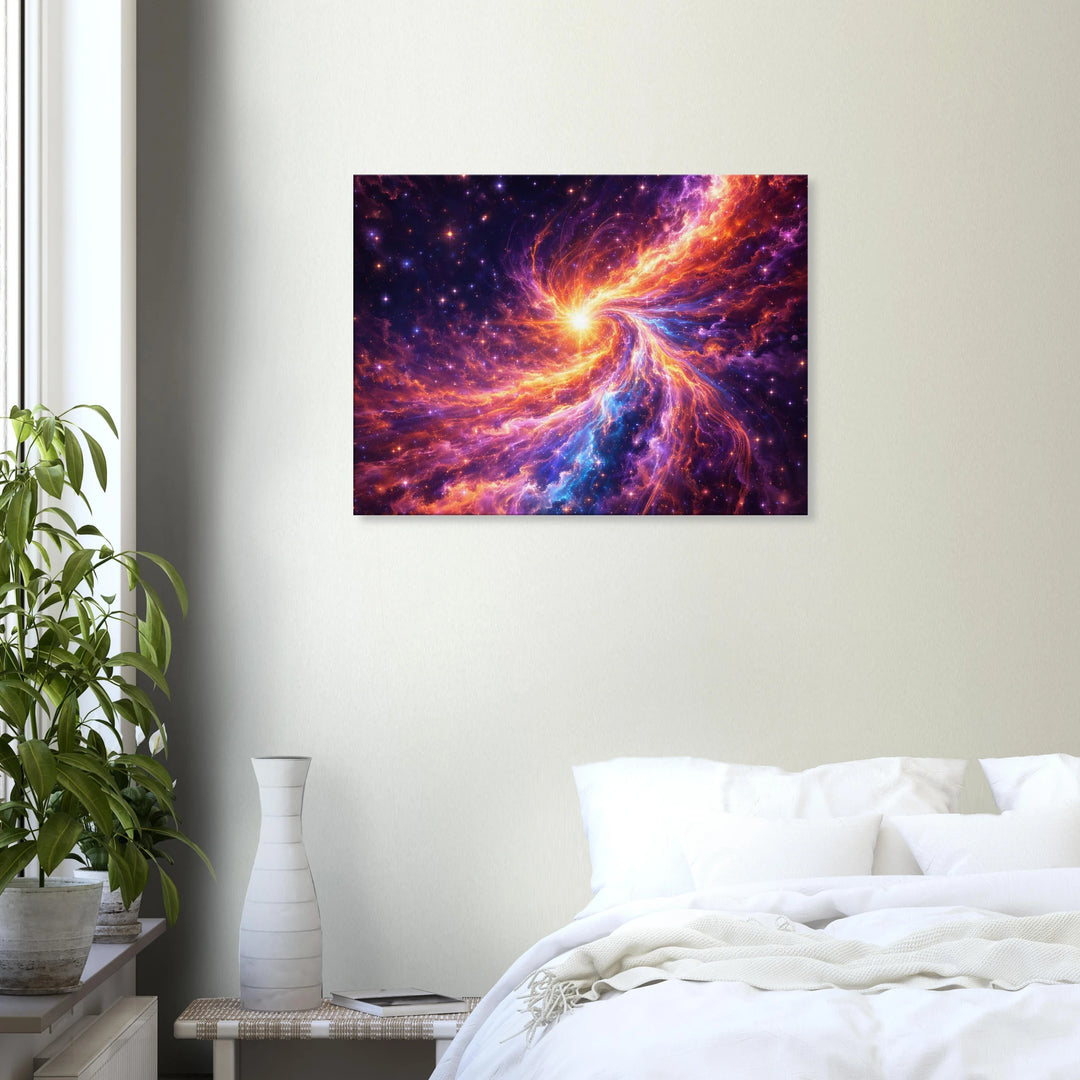 Plasma Veil – Der Schleier aus Energie und Erwachen - Simpls space print-Print Material