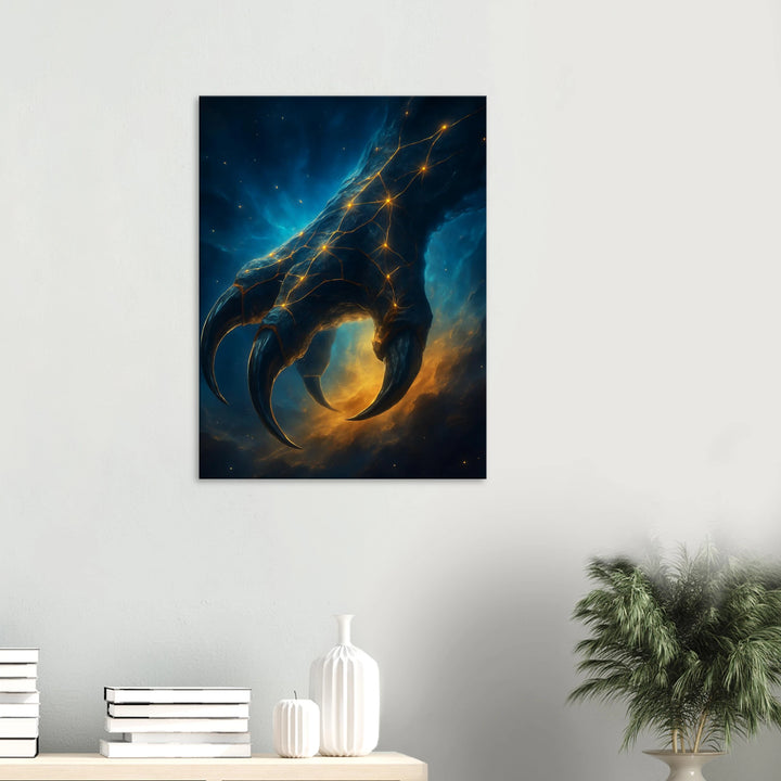 Celestial Claw – Die Kraft der Sterne in ihrer wildesten Form - Simpls space print - Print Material