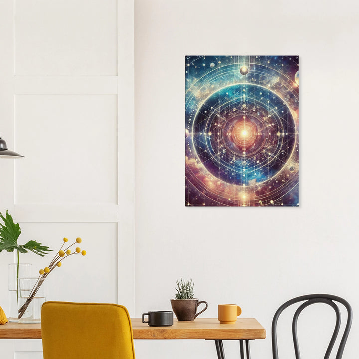 Golden Eye - Simpls space print-Print Material