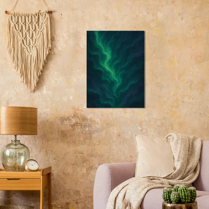 Silent Pulse - Simpls space print - Print Material