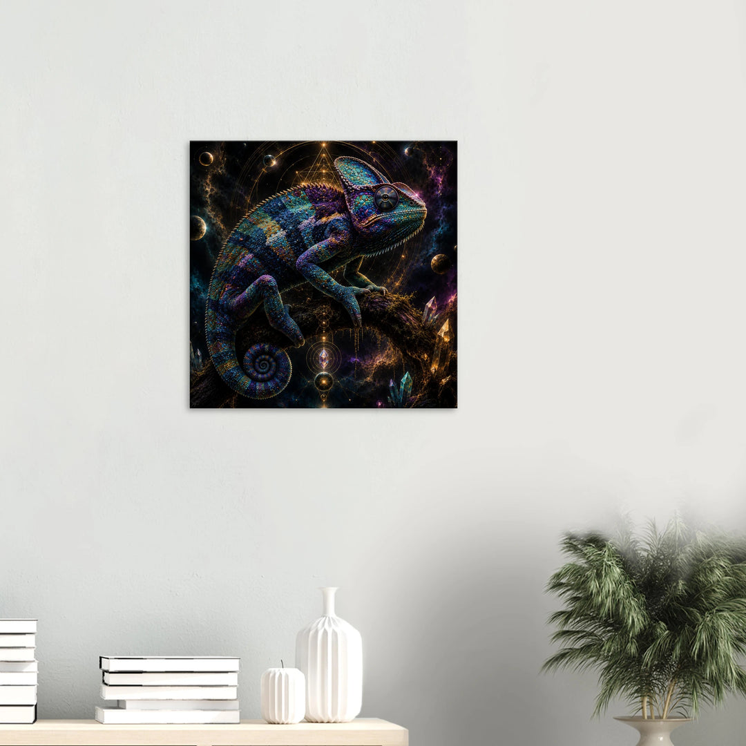 Prism Sovereign – Wo Farbe zur Krone der Wildnis wird - Simpls space print-Print Material