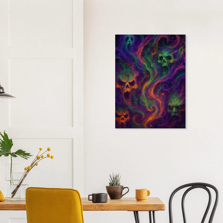 Ghoul Nebula - Halloween - Simpls space print - Print Material