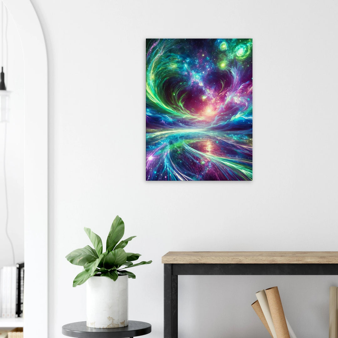 Galaxie Heart – Wenn das Universum dein Herz berührt - Simpls space print-Print Material