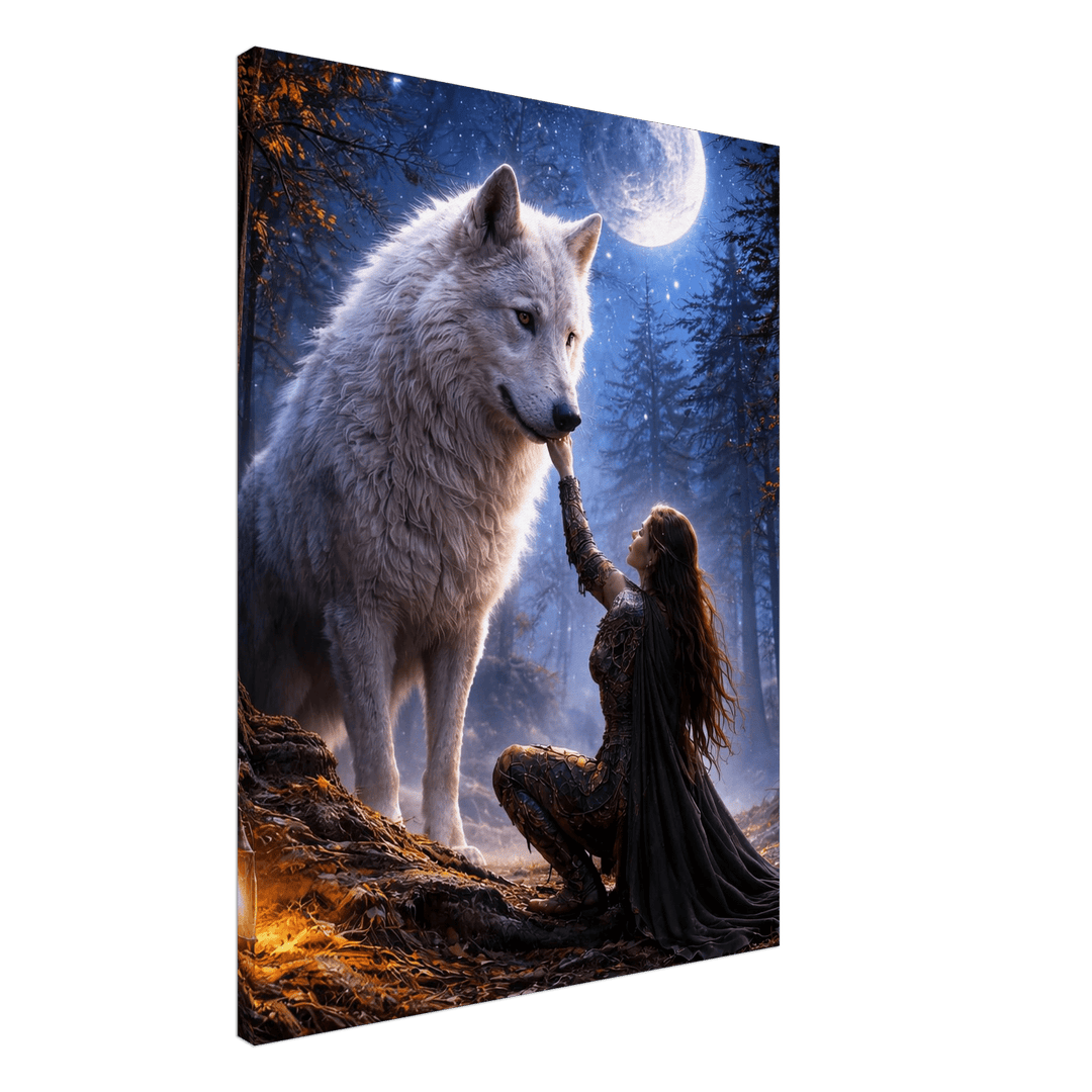 Moonbound Reverence – Die Stille zwischen Herz und Instinkt - Simpls space print - Print Material