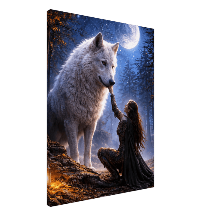 Moonbound Reverence – Die Stille zwischen Herz und Instinkt - Simpls space print - Print Material