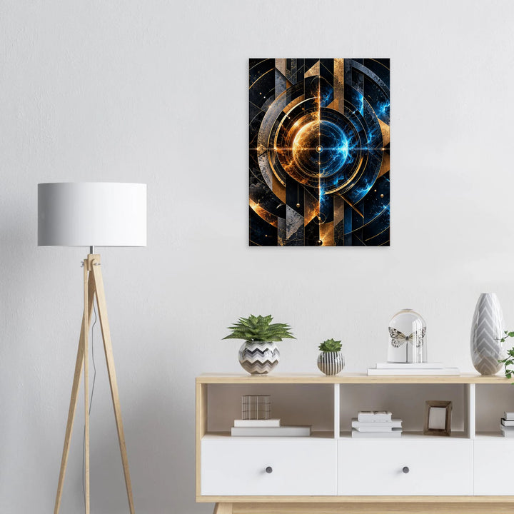 Aehter Komplex – Wo Struktur zu kosmischer Energie wird - Simpls space print-Print Material