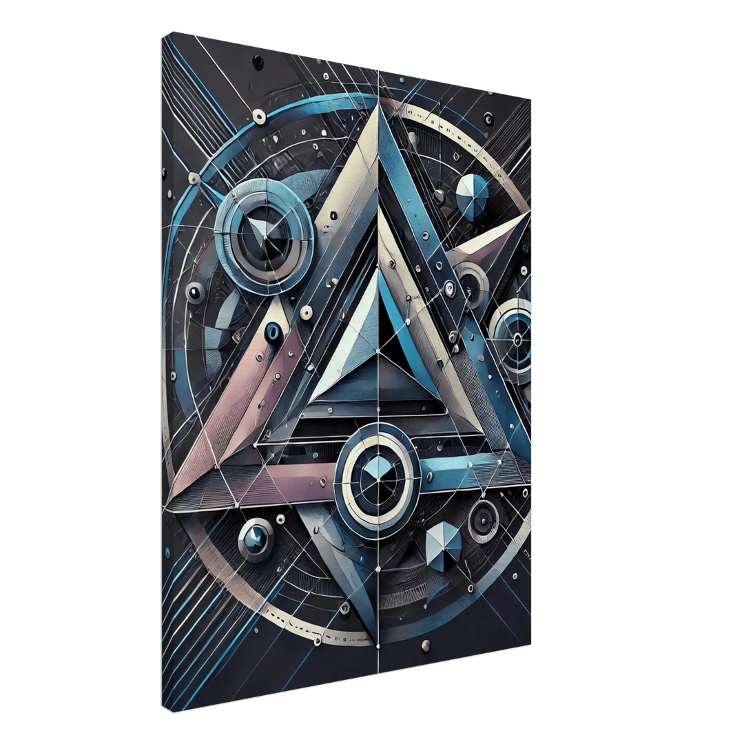 Triangels – Die Harmonie der Dimensionen - Simpls space print-Print Material