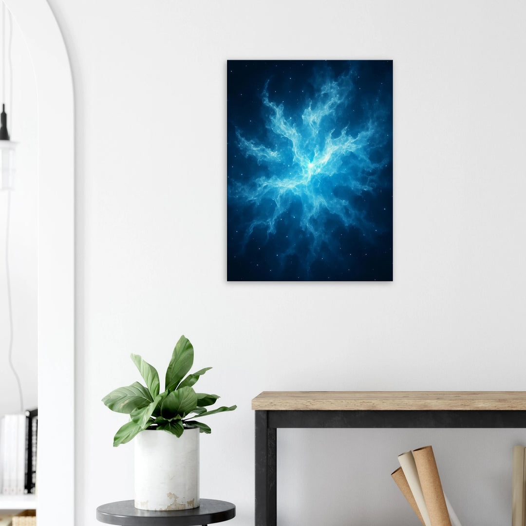 Frostborn Nebula - Simpls space print - Print Material