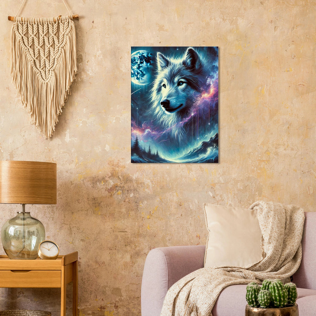 Moonshine - Wolf - Simpls space print - Print Material