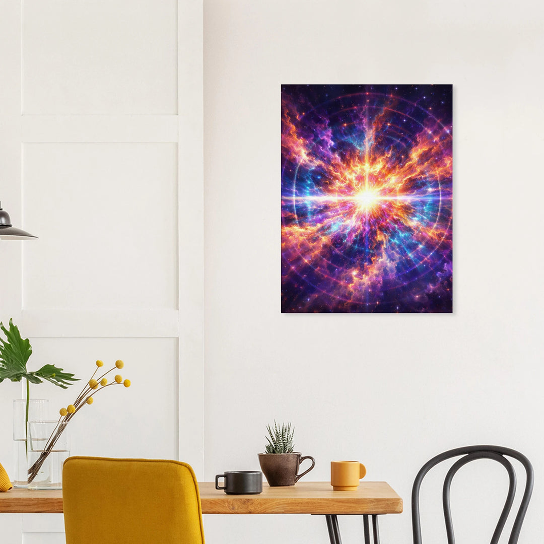 Nova Pulse – Energiegeladene Moderne für stilvolle Wohnräume - Simpls space print - Print Material