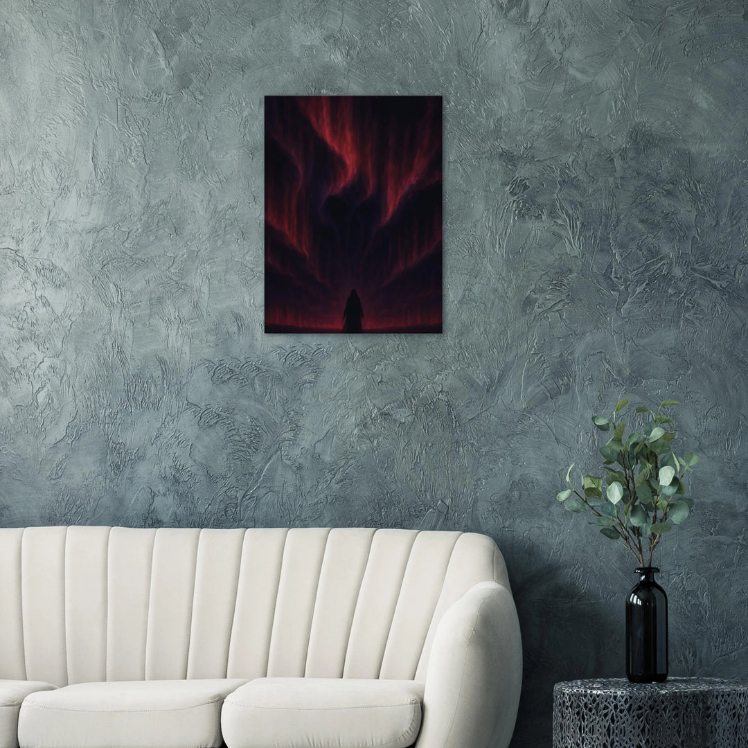 Haunted Aurora - Halloween - Simpls space print - Print Material