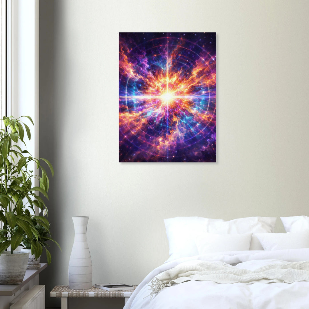 Nova Pulse – Energiegeladene Moderne für stilvolle Wohnräume - Simpls space print-Print Material