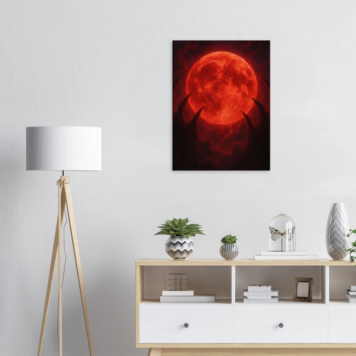 Blood Moon Nexus- Halloween - Simpls space print-Print Material