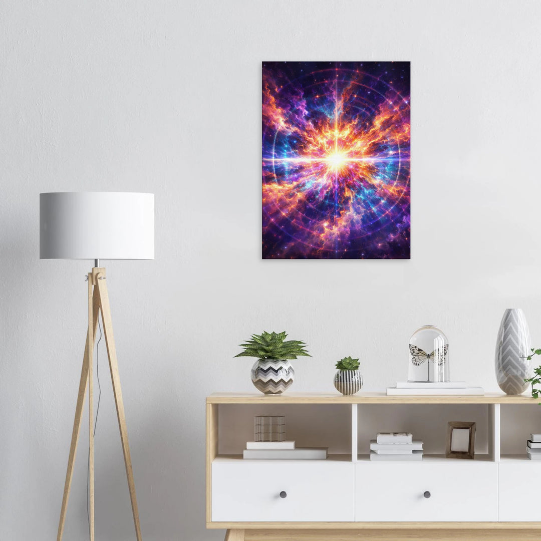 Nova Pulse – Energiegeladene Moderne für stilvolle Wohnräume - Simpls space print-Print Material