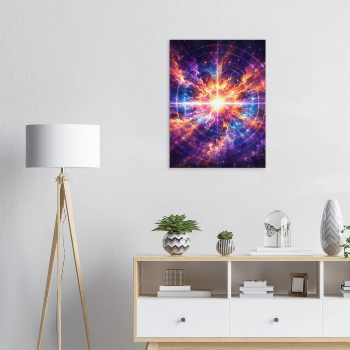 Nova Pulse – Energiegeladene Moderne für stilvolle Wohnräume - Simpls space print-Print Material