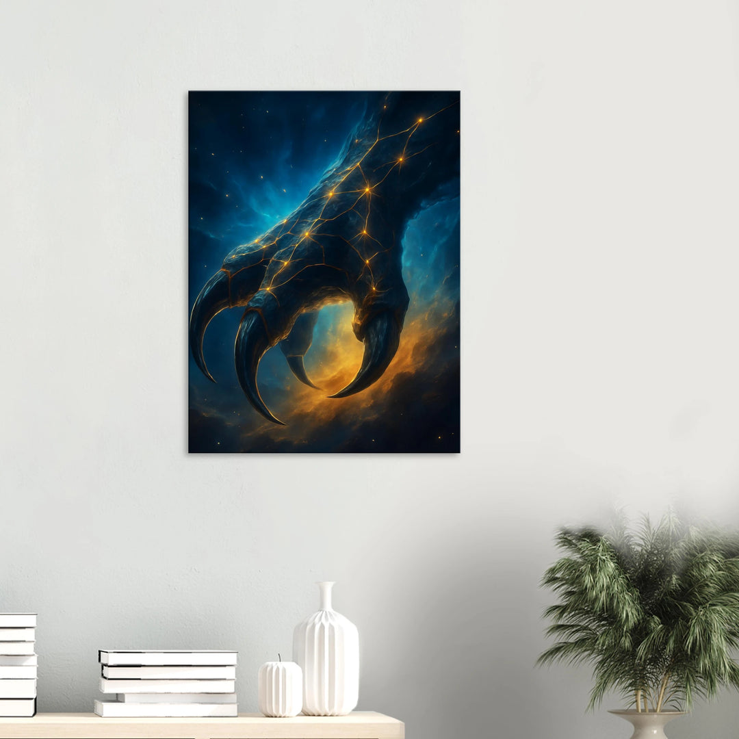 Celestial Claw – Die Kraft der Sterne in ihrer wildesten Form - Simpls space print-Print Material