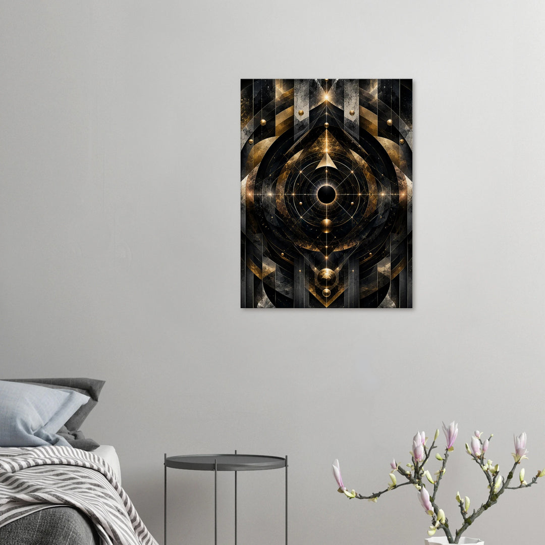 Eventide Engine – Wo kosmische Präzision erwacht - Simpls space print-Print Material